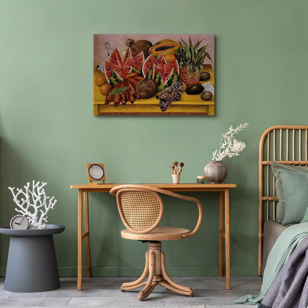 Quadro - Frida Kahlo – A Bride Frightened at the Sight of Life Opened