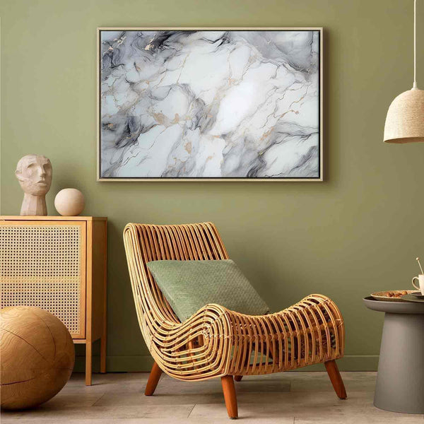 Quadro - Elegant marble – stone structures in neutral colours