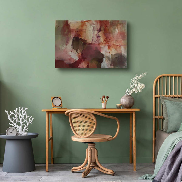 Quadro - Spring composition – transparencies and forms in watercolor style