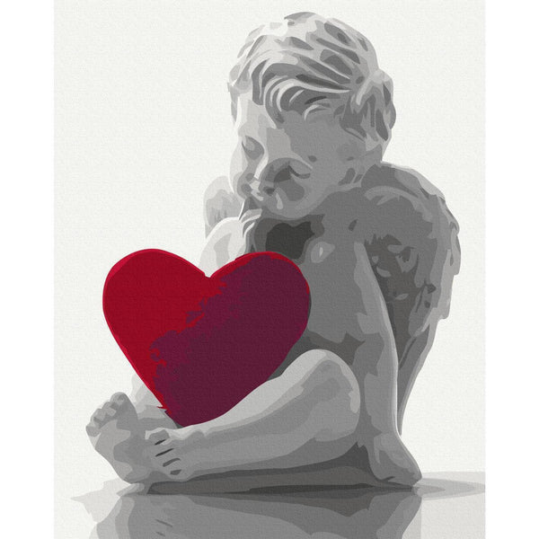 Quadro fai da te - Angel (Red Heart)