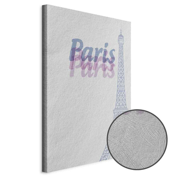 Quadro - Paris in Watercolours (1 Part) Vertical