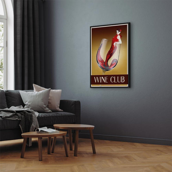 Quadro - Wine Club (1 Part) Vertical