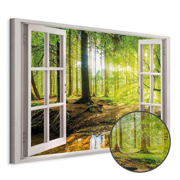 Quadro - Window: View on Forest