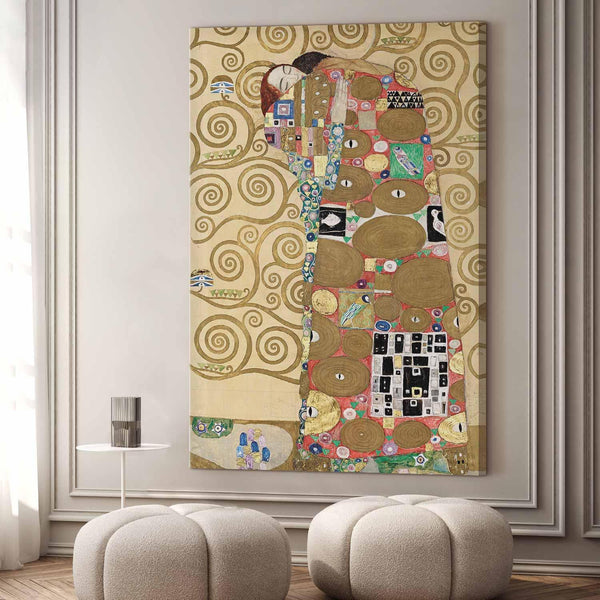 Quadro XXL - Gustav Klimt – The Fulfilment