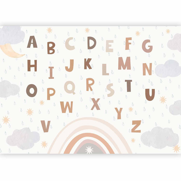 Carta da parati - Letters in Soft Colours