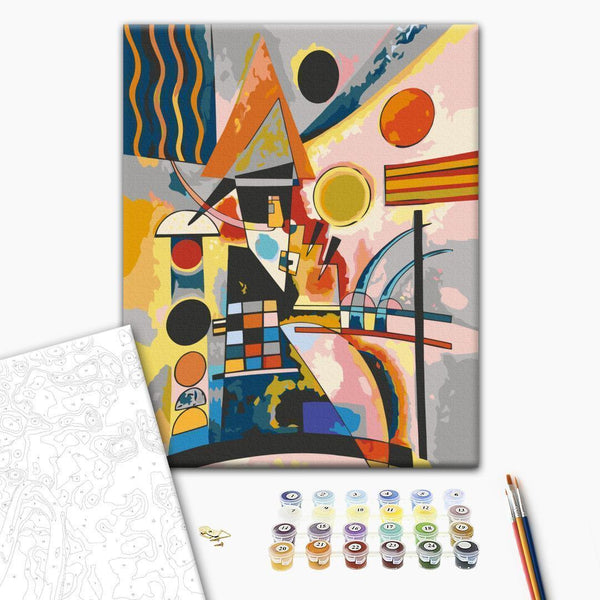 Quadro fai da te - Vasily Kandinsky: Swinging