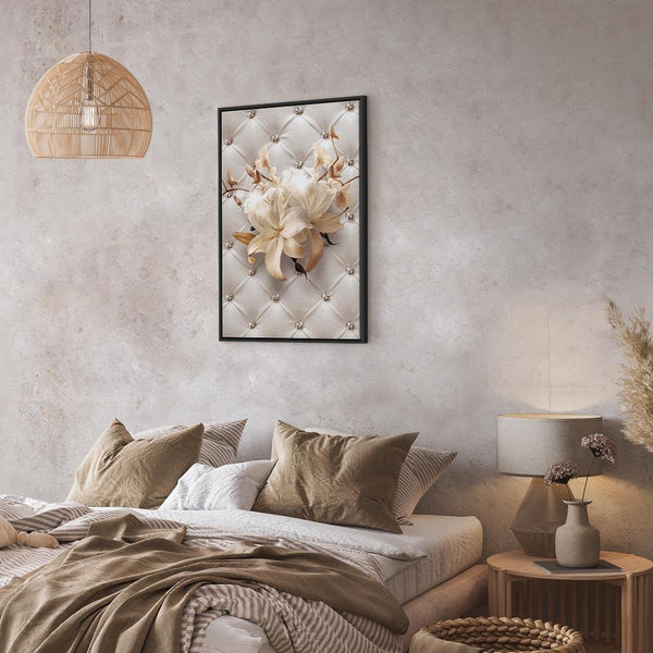 Quadro - Diamond Lilies (1 Part) Vertical