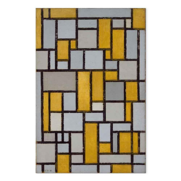 Quadro - Piet Mondrian – Composition with grid 9