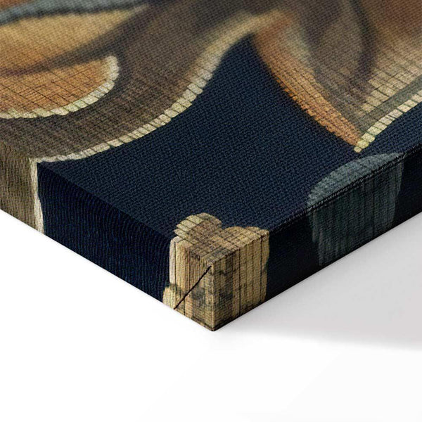 Quadro - Tapestry Large Flowers Retro Floral Motif in Kilim Style