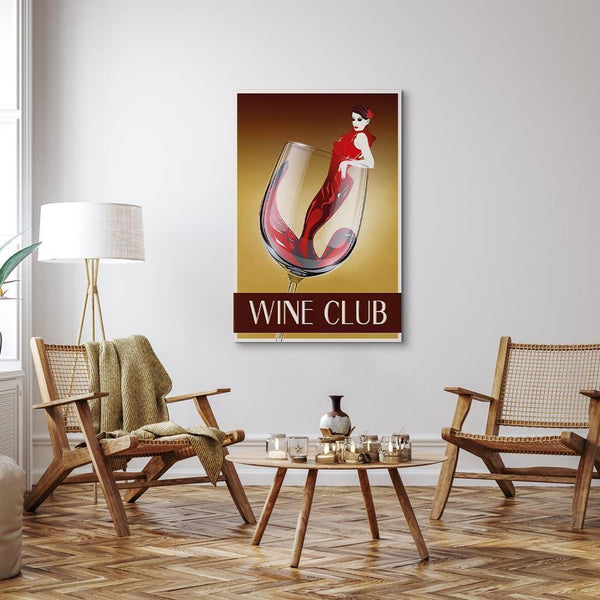 Quadro - Wine Club (1 Part) Vertical