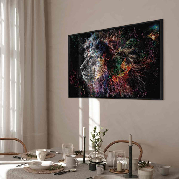 Quadro - Crazy Lion (1 Part) Wide