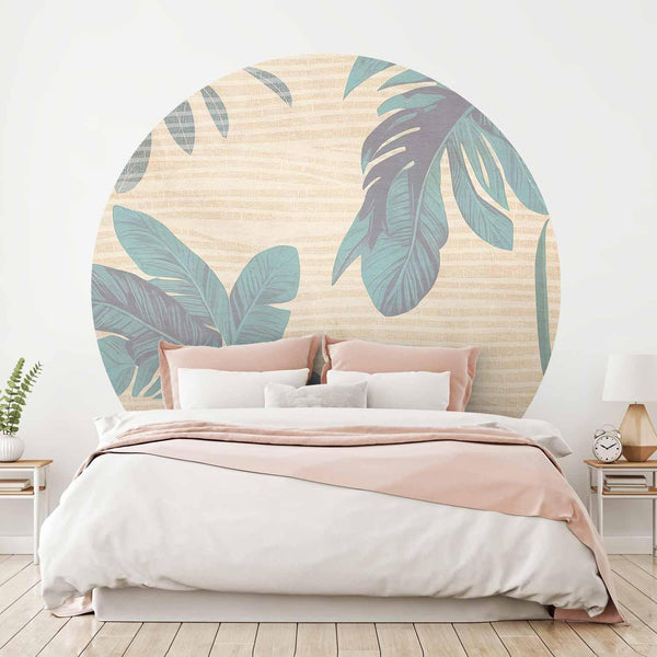 Carta da parati rotonda - Misty tropics
