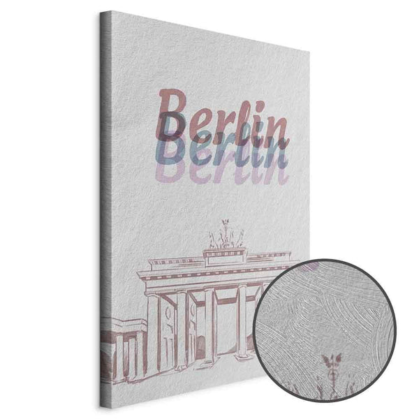Quadro - Berlin in Watercolours (1 Part) Vertical