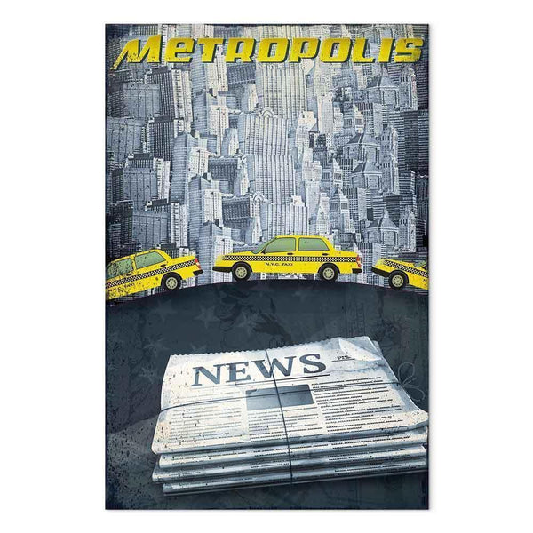 Quadro - Metropolis (1 Part) Vertical