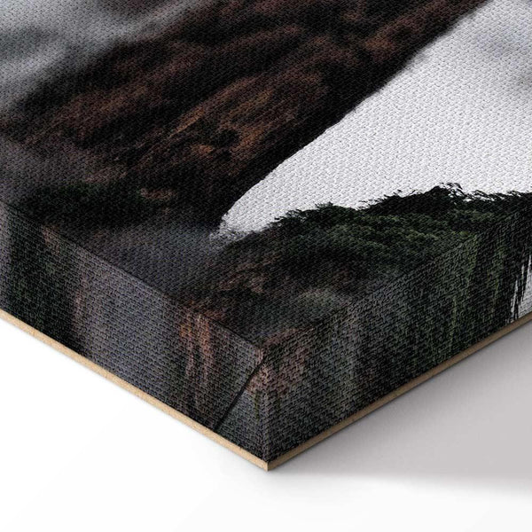 Quadro - High Mountains in Mist (1-part) - Landscape of Clouds Amid Rocks