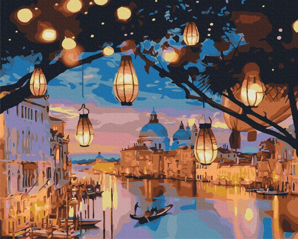 Quadro fai da te - Venice at dusk