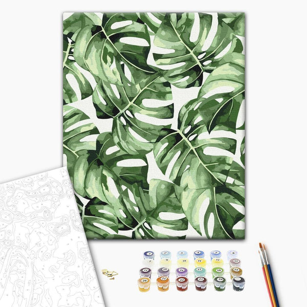 Quadro fai da te - Exotic monstera