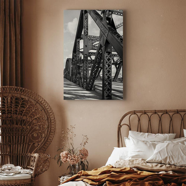 Quadro - Bridge at Morning (1 Part) Vertical