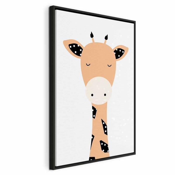 Quadro - Funny Giraffe (1 Part) Vertical