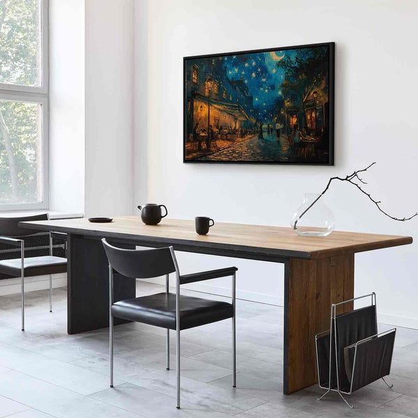 Quadro - Paris street – a painting inspired by Vincent van Gogh's style