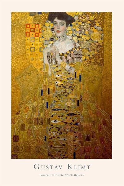 Quadro - Gustav Klimt - Portrait of Adele Bloch (1 Part) Vertical