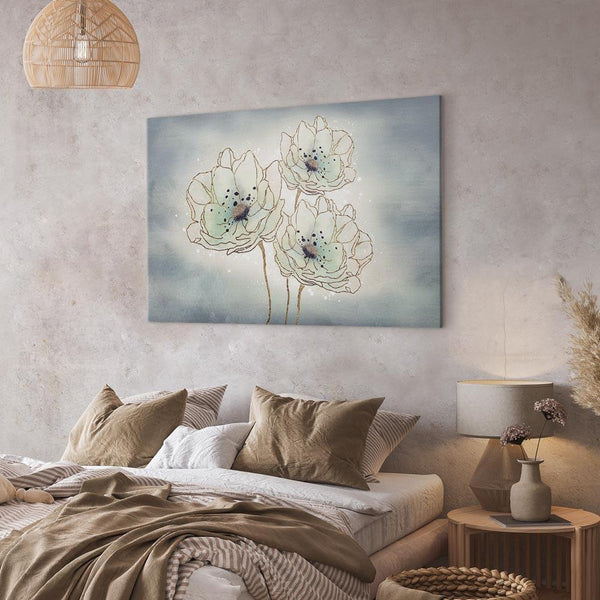 Quadro - Ocean Flowers (1 Part) Wide