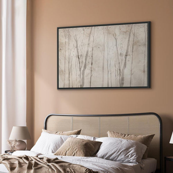 Quadro - Beige Forest of Thoughts (1 Part) Wide