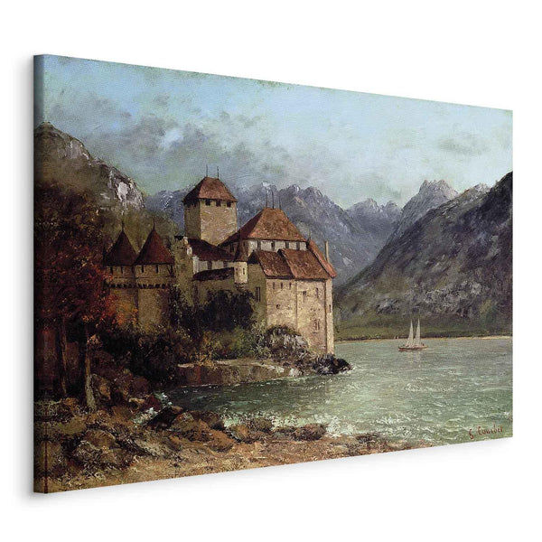 Quadro - Gustave Courbet -Chillon Castle