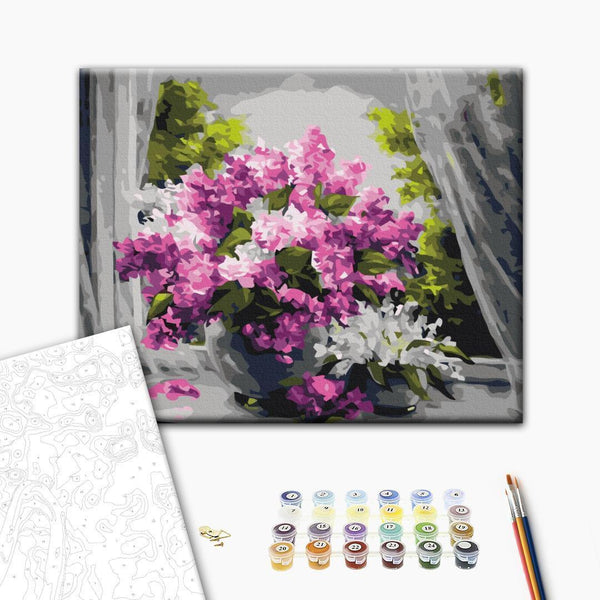 Quadro fai da te - Flowers in the window