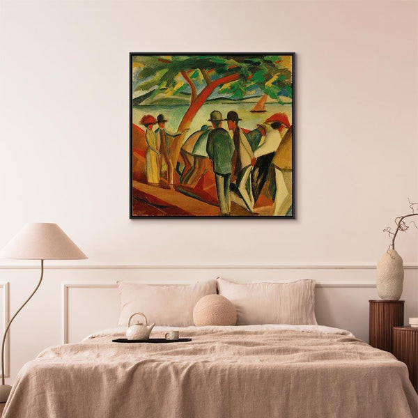 Quadro - August Macke – Spaziergänger am See