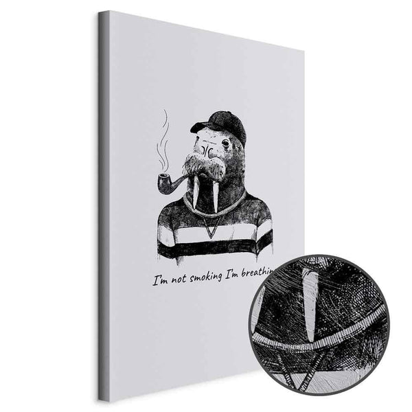 Quadro - I'm Not Smoking I'm Breathing (1 Part) Vertical