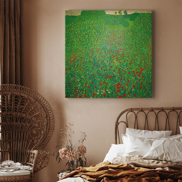 Quadro - Gustav Klimt – Poppy Field