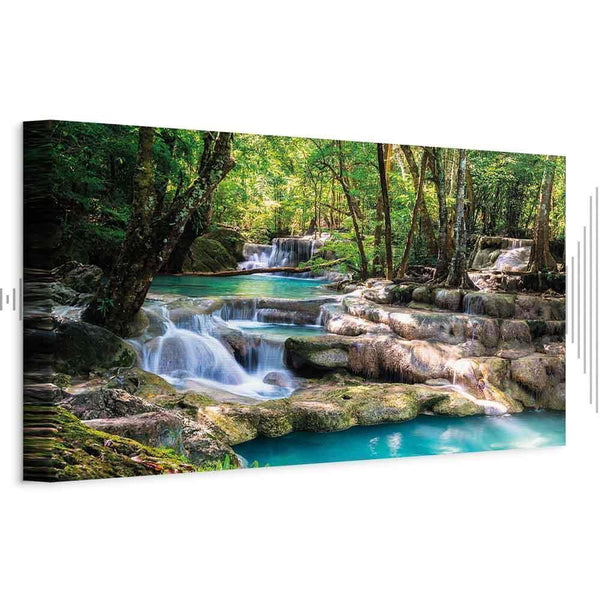 Quadro - Nature: Forest Waterfall