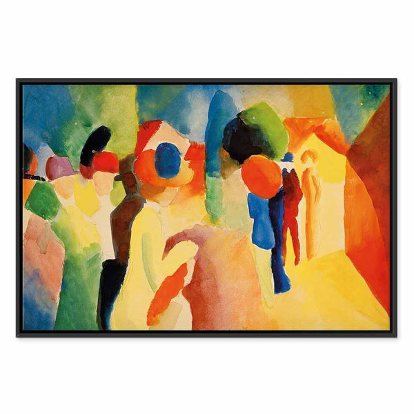 Quadro - August Macke – With a Yellow Jacket