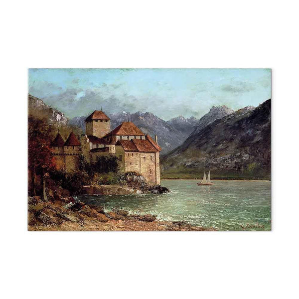 Quadro - Gustave Courbet -Chillon Castle