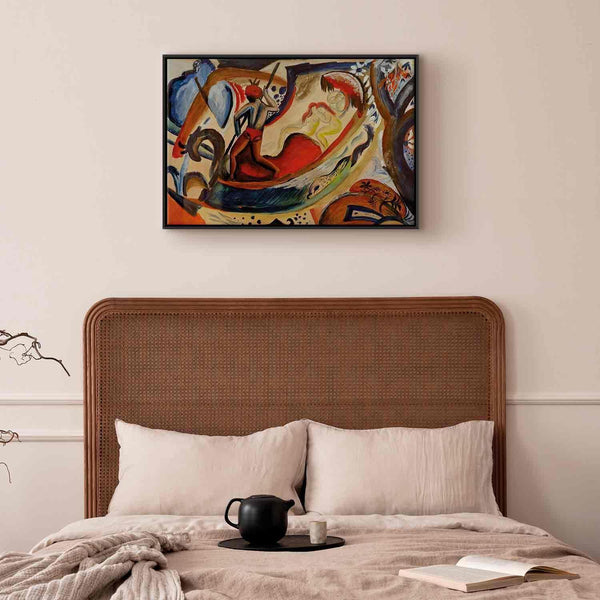Quadro - August Macke – Nackte Mädchen in der Barke