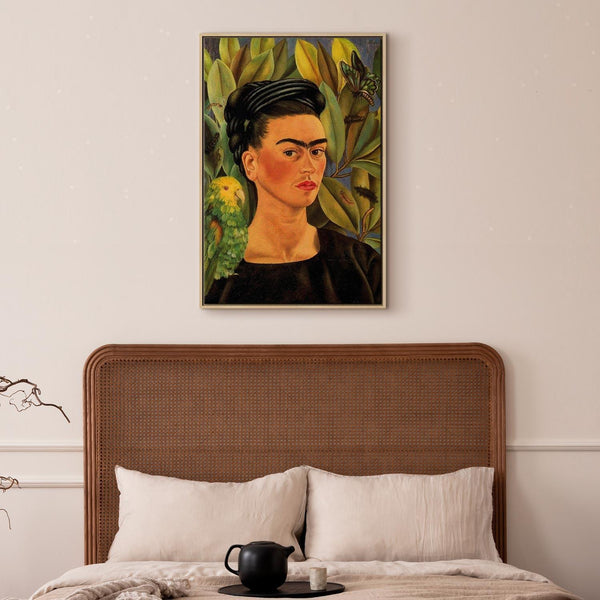 Quadro - Frida Kahlo – Self-Portrait with Bonito