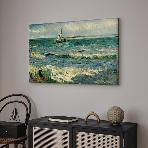 Quadro - Vincent van Gogh – Seascape at Saintes-Maries