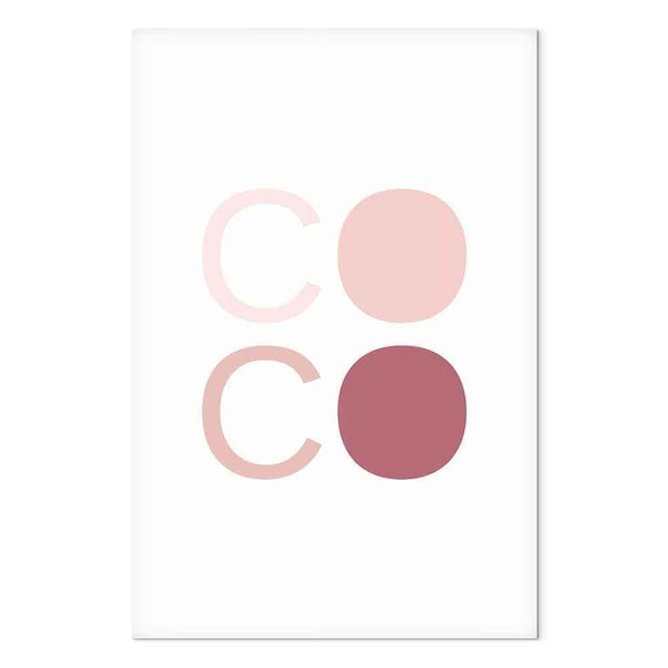 Quadro - Pink Coco (1 Part) Vertical