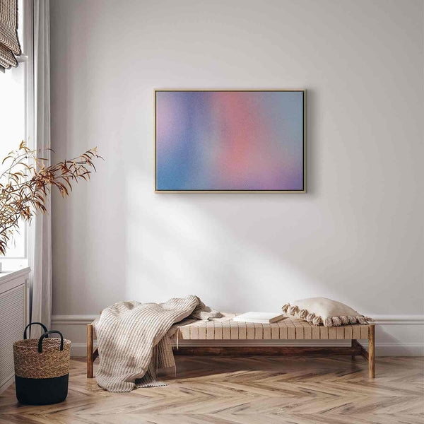 Quadro - Rainbow Gradient - Delicate Multicolored Gradient Resembling Mist