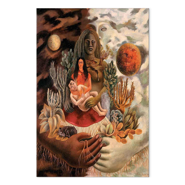 Quadro - Frida Kahlo – The Love Embrace of the Universe, the Earth (Mexico), Myself, Diego, and Señor Xolotl