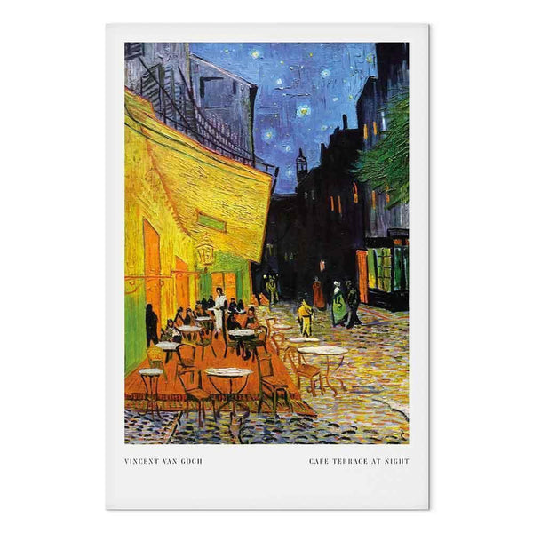 Quadro - Cafe at Night (1 Part) Vertical