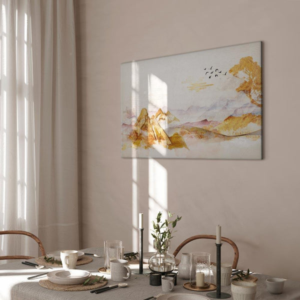 Quadro - Golden Mountains (1 Part) Wide
