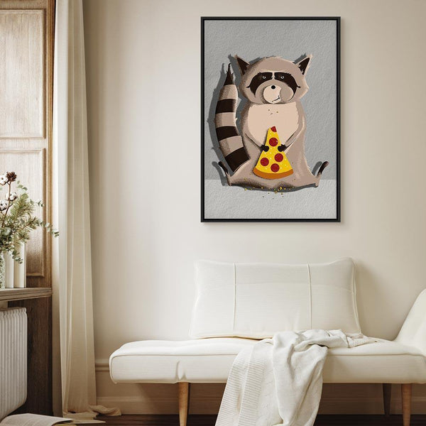 Quadro - Gourmand Raccoon (1 Part) Vertical