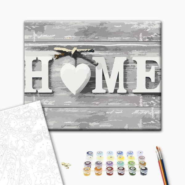 Quadro fai da te - Home (Letters)