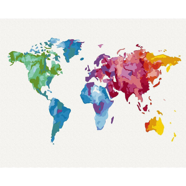 Quadro fai da te - Colours of the World