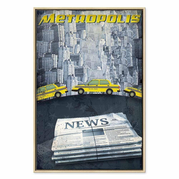 Quadro - Metropolis (1 Part) Vertical
