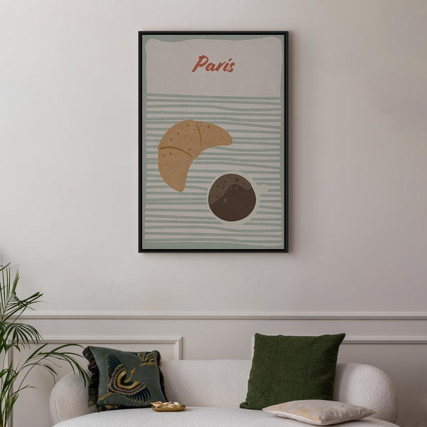 Quadro - Parisian Breakfast (1 Part) Vertical