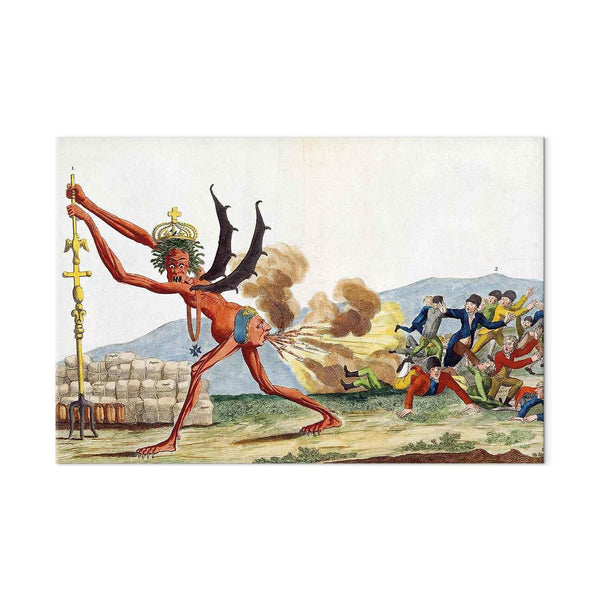 Quadro XXL - Jacques-Louis David – Caricature of the English Government