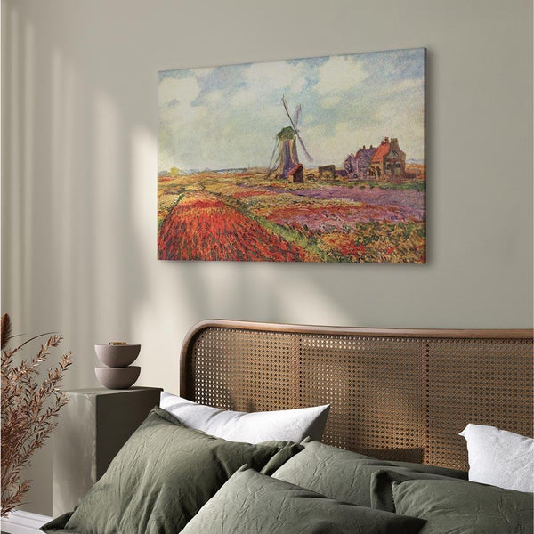 Quadro - Claude Monet – Tulip Fields with Windmill